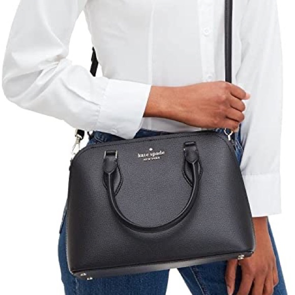 Kate Spade Darcy Colorblock Small Satchel Crossbody In Pale Hydra Blue - Picture 11 of 11